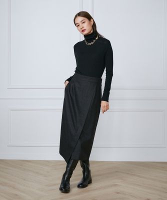 【BADBLOOD】ビリーラップスカート - ネイビー Qoo10 BADBLOOD billy wrap skirt ミニス