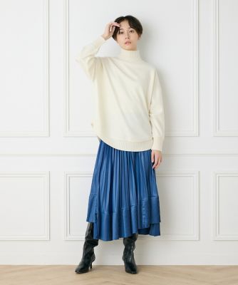 ダイヤモンド加工プリーツスカート（７１４４１５２０２０）