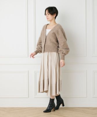 ダイヤモンド加工プリーツスカート（７１４４１５２０２０）