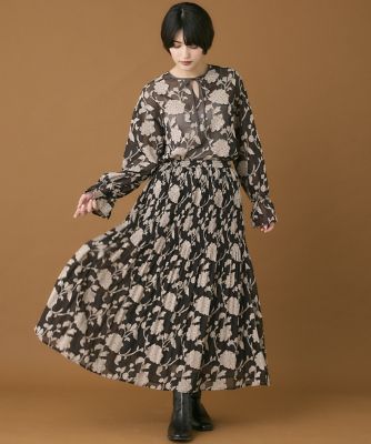 《ＩＮＥＤ　ＣＬＡＲＯ》カットジャガードスカート（７１４４１５２５１３）