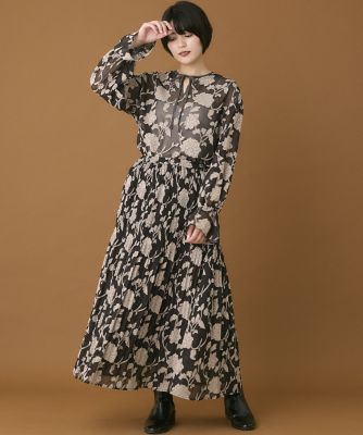 《ＩＮＥＤ　ＣＬＡＲＯ》カットジャガードスカート（７１４４１５２５１３）