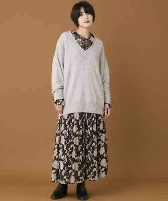 《ＩＮＥＤ　ＣＬＡＲＯ》カットジャガードスカート（７１４４１５２５１３）