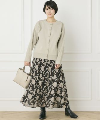 《ＩＮＥＤ　ＣＬＡＲＯ》カットジャガードスカート（７１４４１５２５１３）