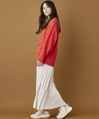《ＩＮＥＤ　ＣＬＡＲＯ》デシンプリーツスカート（７１４４１５２５２４）