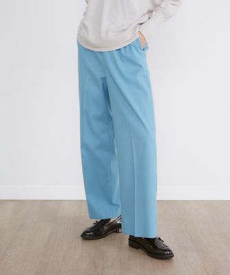 Aimeeウール混美脚ワイドパンツ（7144161015