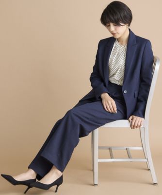 《ＩＮＥＤ　ＣＬＡＲＯ》シャークスキンツイードパンツ（７１４４１６１５０３）