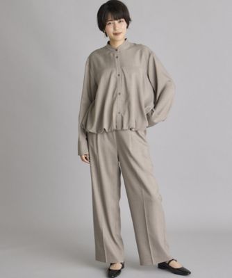 《ＩＮＥＤ　ＣＬＡＲＯ》ボリュームタックワイドパンツ（７１４４１６１５１２）