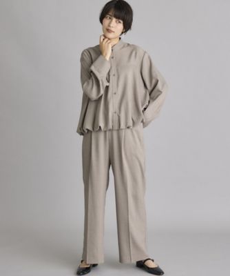 《ＩＮＥＤ　ＣＬＡＲＯ》ボリュームタックワイドパンツ（７１４４１６１５１２）