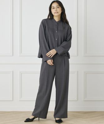《ＩＮＥＤ　ＣＬＡＲＯ》ボリュームタックワイドパンツ（７１４４１６１５１２）