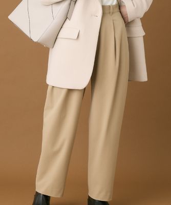 《ＩＮＥＤ　ＣＬＡＲＯ》カーブタックパンツ（７１４４１６１５２３）