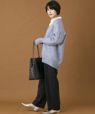 《ＩＮＥＤ　ＣＬＡＲＯ》カーブタックパンツ（７１４４１６１５２３）