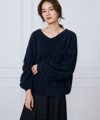 セール】 【洗える】カシミヤブレンド ニットワンピース （ミニ