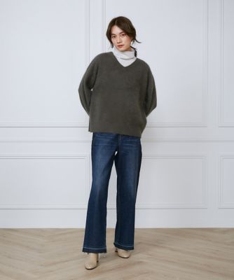 【 PARIGOT PRESTIGE】 フォックス カシミヤ Vネックニット PARIGOT PRESTIGE】 フォックス カシミヤ Vネックニット - メルカリ