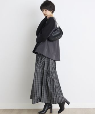 《ＩＮＥＤ　ＣＬＡＲＯ》畦編みニット切り替えプルオーバー（７１４４１７０５０８）