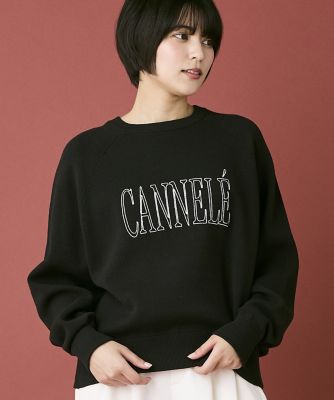 ＜INED (Women)＞《ＩＮＥＤ　ＣＬＡＲＯ》エンブロイダリーロゴニット（７１４４１７０５３０）