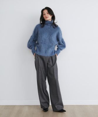 ベビーアルパカファータートルニット《la veille by