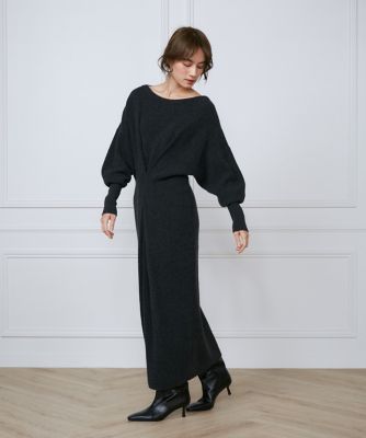 ウールカシミヤタックデザインニットワンピース《ｌａ ｖｅｉｌｌｅ ｂｙ ＳＵＰＥＲＩＯＲ ＣＬＯＳＥＴ》（７１４４１７２９１０） | la  veille by SUPERIOR CLOSET (Women)/ラヴェイユ バイ スーペリアクローゼット |  三越伊勢丹オンラインストア・通販【公式】