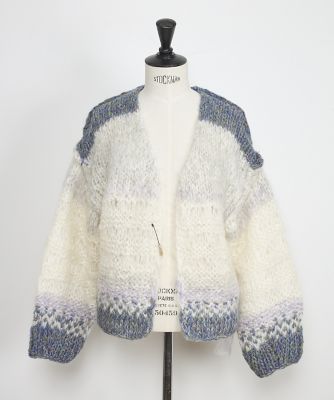 TICCA ハンドニットモヘヤカーディガン TBDA－422