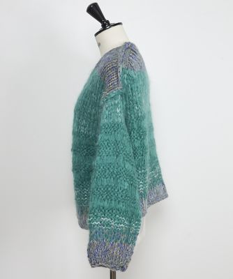 TICCA ハンドニットモヘヤカーディガン TBDA－422