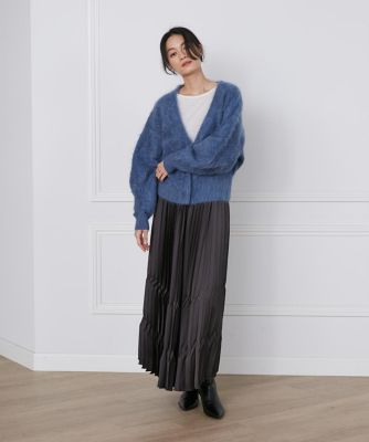 ベビーアルパカファーカーディガン《ｌａ　ｖｅｉｌｌｅ　ｂｙ　ＳＵＰＥＲＩＯＲ　ＣＬＯＳＥＴ》（７１４４１７８９０７）