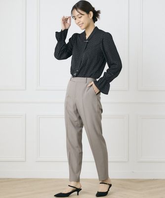 《ＩＮＥＤ　ＣＬＡＲＯ》ドットプリントブラウス（７１４４１８２５０６）