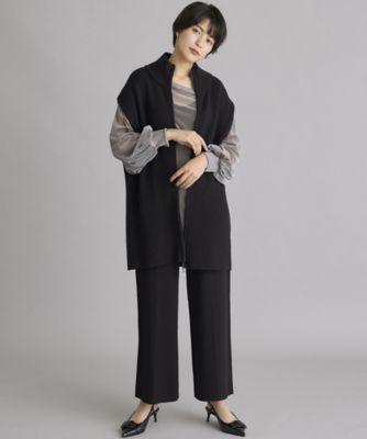 《ＩＮＥＤ　ＣＬＡＲＯ》ベロアメッシュトップス（７１４４１８２５１０）