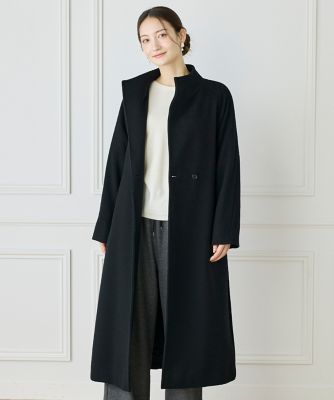 スタンドカラーラグランスリーブコート（7150111007