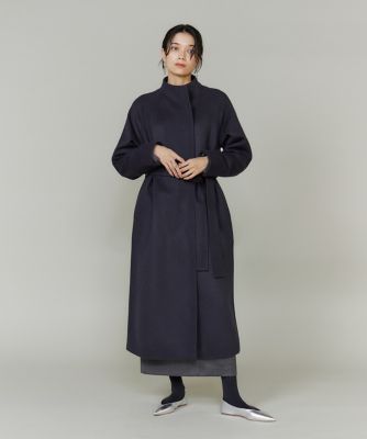 スタンドカラーラグランスリーブコート（7150111007