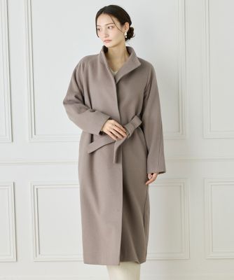 スタンドカラーラグランスリーブコート（7150111007
