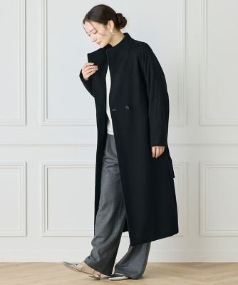 スタンドカラーラグランスリーブコート（7150111007