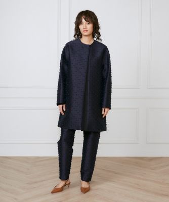 ノーカラーＡラインコート《ｌａ　ｖｅｉｌｌｅ　ｂｙ　ＳＵＰＥＲＩＯＲ　ＣＬＯＳＥＴ》（７１５０１１４９０１）
