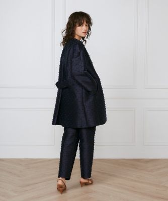 ノーカラーＡラインコート《ｌａ　ｖｅｉｌｌｅ　ｂｙ　ＳＵＰＥＲＩＯＲ　ＣＬＯＳＥＴ》（７１５０１１４９０１）