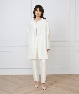 ノーカラーＡラインコート《ｌａ　ｖｅｉｌｌｅ　ｂｙ　ＳＵＰＥＲＩＯＲ　ＣＬＯＳＥＴ》（７１５０１１４９０１）