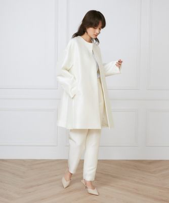 ノーカラーＡラインコート《ｌａ　ｖｅｉｌｌｅ　ｂｙ　ＳＵＰＥＲＩＯＲ　ＣＬＯＳＥＴ》（７１５０１１４９０１）