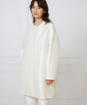 ノーカラーＡラインコート《ｌａ　ｖｅｉｌｌｅ　ｂｙ　ＳＵＰＥＲＩＯＲ　ＣＬＯＳＥＴ》（７１５０１１４９０１）