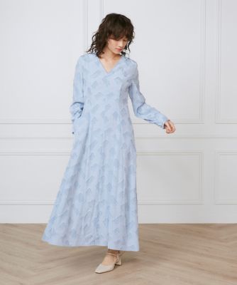 《大きいサイズ》ミディ丈ワンピース　《ｌａ　ｖｅｉｌｌｅ　ｂｙ　ＳＵＰＥＲＩＯＲ　ＣＬＯＳＥＴ》（７１５０１２１８０１）