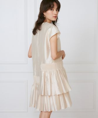 シャーリングプリーツワンピース《ｌａ　ｖｅｉｌｌｅ　ｂｙ　ＳＵＰＥＲＩＯＲ　ＣＬＯＳＥＴ》（７１５０１２１９０２）