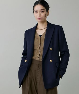 定番ダブルブレストジャケット（7150141002） | INED (Women