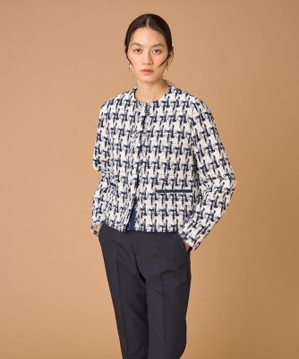 ツイードフリンジジャケット《LINTON》（7150141009