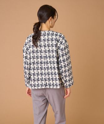 千鳥柄ツイードジャケット《LINTON》（7150141010