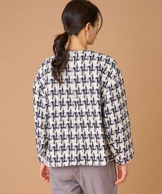 千鳥柄ツイードジャケット《LINTON》（7150141010