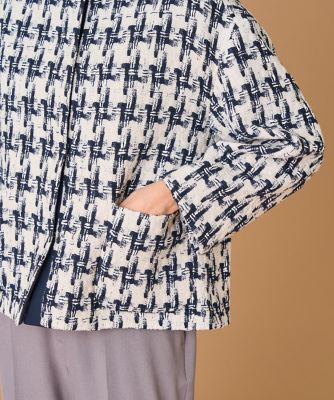千鳥柄ツイードジャケット《LINTON》（7150141010