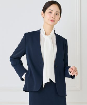 大きいサイズ》カラーレスジャケット（7150141821） | INED