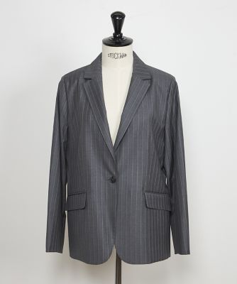 INED L (Women/大きいサイズ)/イネドＬ ＬＯＲＯ　ＰＩＡＮＡ　ジャケット（７１５０１４１８３９）
