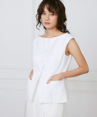 la veille by SUPERIOR CLOSET (Women)/ラヴェイユ バイ スーペリアクローゼット クラッシックジレ《ｌａ　ｖｅｉｌｌｅ　ｂｙ　ＳＵＰＥＲＩＯＲ　ＣＬＯＳＥＴ》（７１５０１４１９０６）