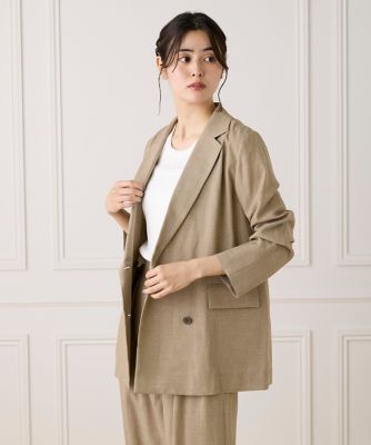 ダブルブレストジャケット《ｌａ　ｖｅｉｌｌｅ　ｂｙ　ＳＵＰＥＲＩＯＲ　ＣＬＯＳＥＴ》（７１５０１４１９５０）