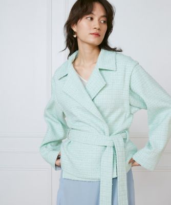 la veille by SUPERIOR CLOSET (Women)/ラヴェイユ バイ スーペリアクローゼット 《大きいサイズ》ショートコート《la veille by SUPERIOR CLOSET》(7150144801)