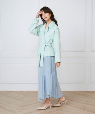 《大きいサイズ》ショートコート《ｌａ　ｖｅｉｌｌｅ　ｂｙ　ＳＵＰＥＲＩＯＲ　ＣＬＯＳＥＴ》（７１５０１４４８０１）