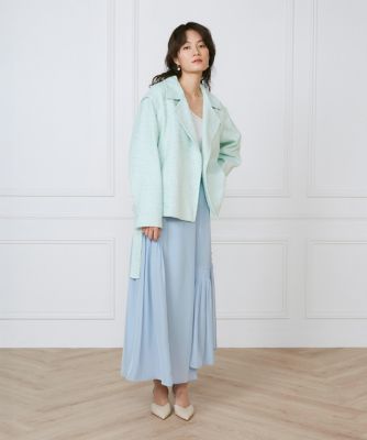 《大きいサイズ》ショートコート《ｌａ　ｖｅｉｌｌｅ　ｂｙ　ＳＵＰＥＲＩＯＲ　ＣＬＯＳＥＴ》（７１５０１４４８０１）