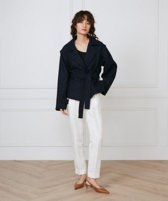 《大きいサイズ》ショートコート《ｌａ　ｖｅｉｌｌｅ　ｂｙ　ＳＵＰＥＲＩＯＲ　ＣＬＯＳＥＴ》（７１５０１４４８０１）